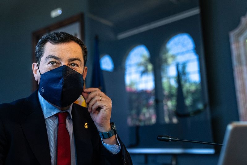 El presidente de la Junta de Andalucía, Juan Manuel Moreno, en una imagen reciente.