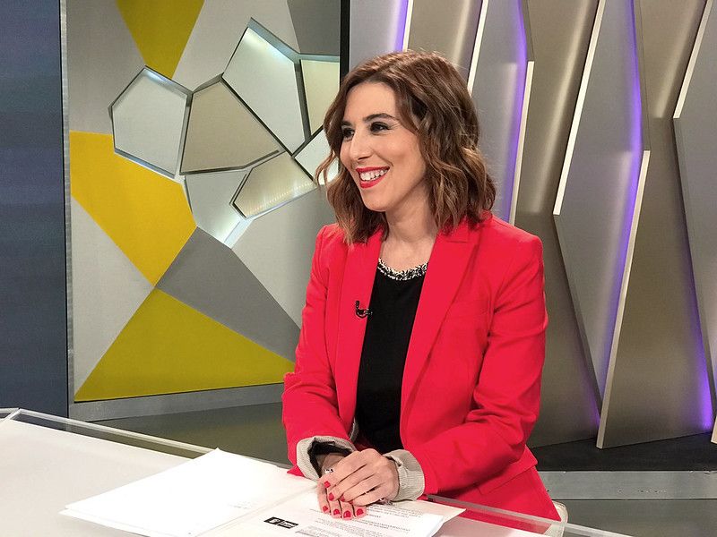 Beatriz Rubiño en una entrevista en Canal Sur. Beatriz Rubiño en una entrevista en Canal Sur.