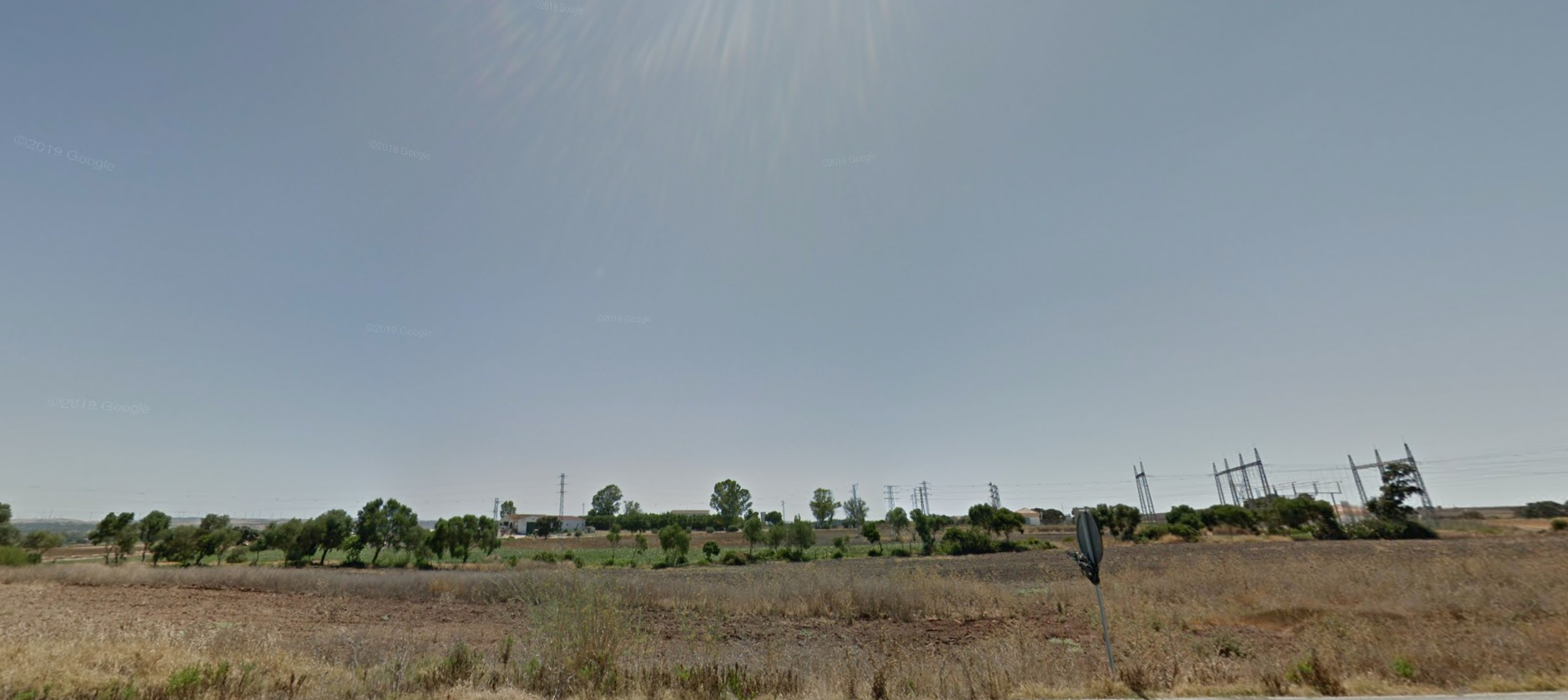 Demandan regular la implantación caótica de plantas fotovoltaicas en Jerez. En la imagen, la finca Las Majadillas, en Jerez, donde se prevé la construcción del parque fotovoltaico, en una imagen de Google Maps.
