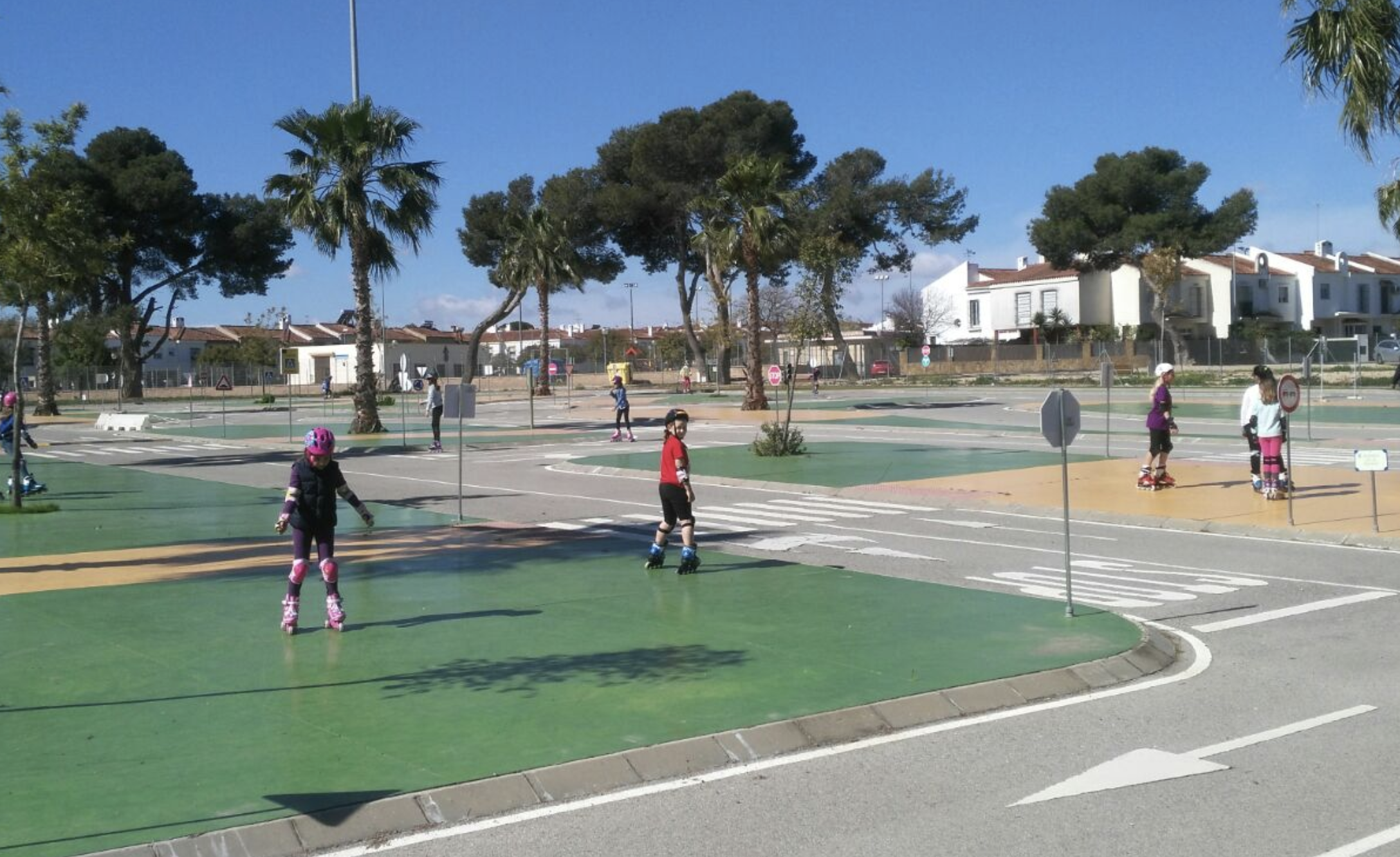 Parque infantil de tráfico de Jerez, en una imagen de archivo.