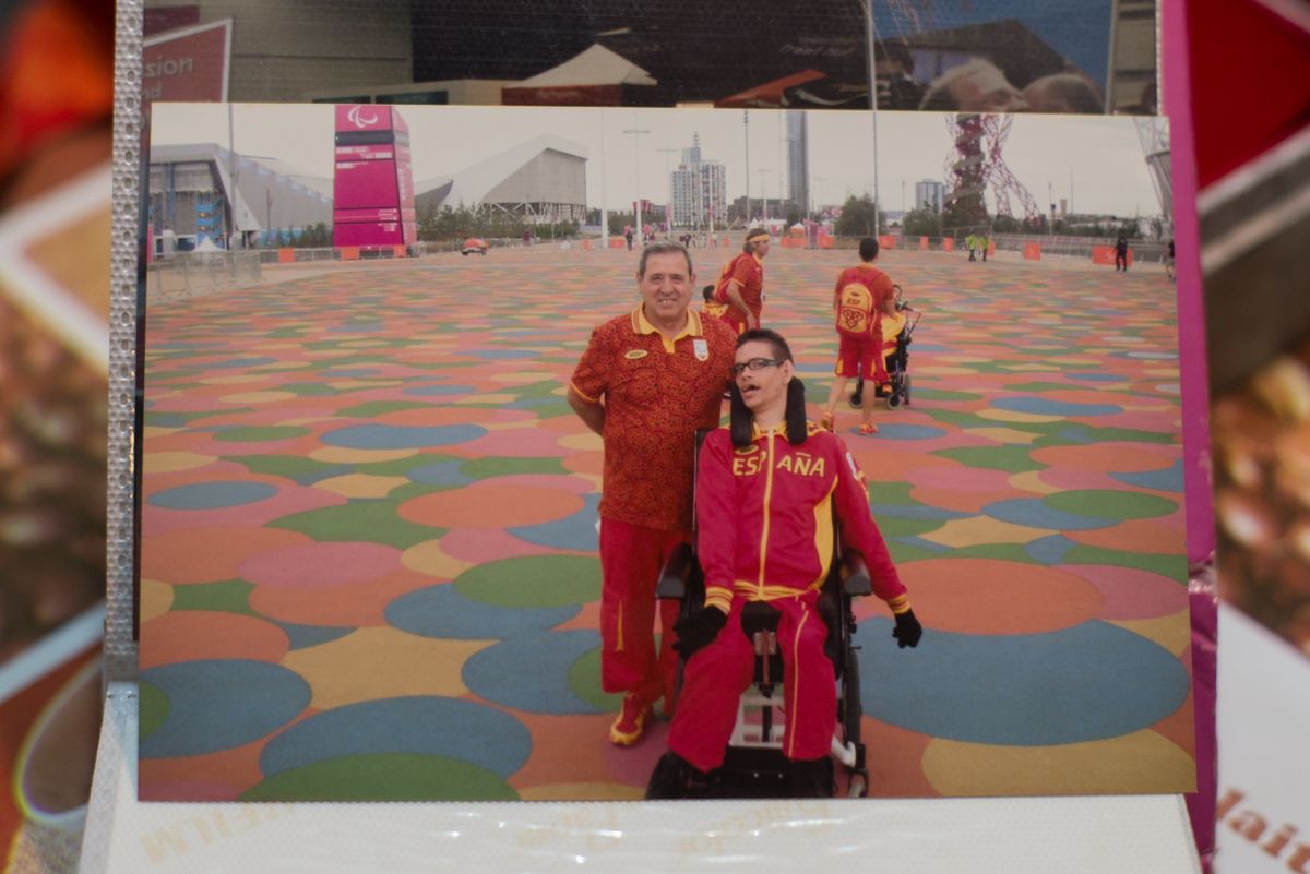 Chema y Pepe en los Juegos Paralímpicos de Pekín. FOTO: MANU GARCÍA.