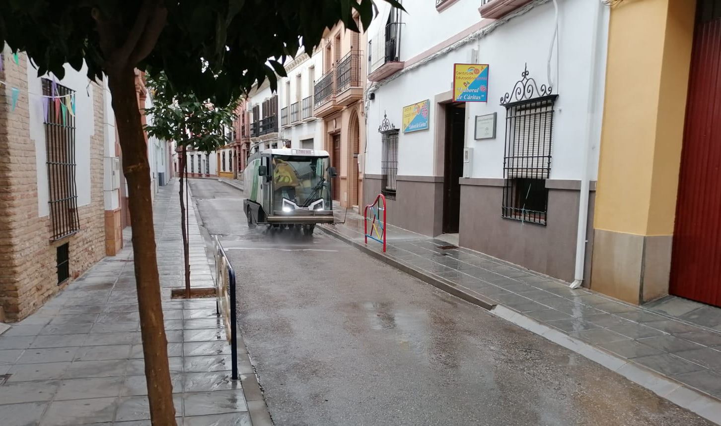 Una calle de Andújar, en una imagen reciente.
