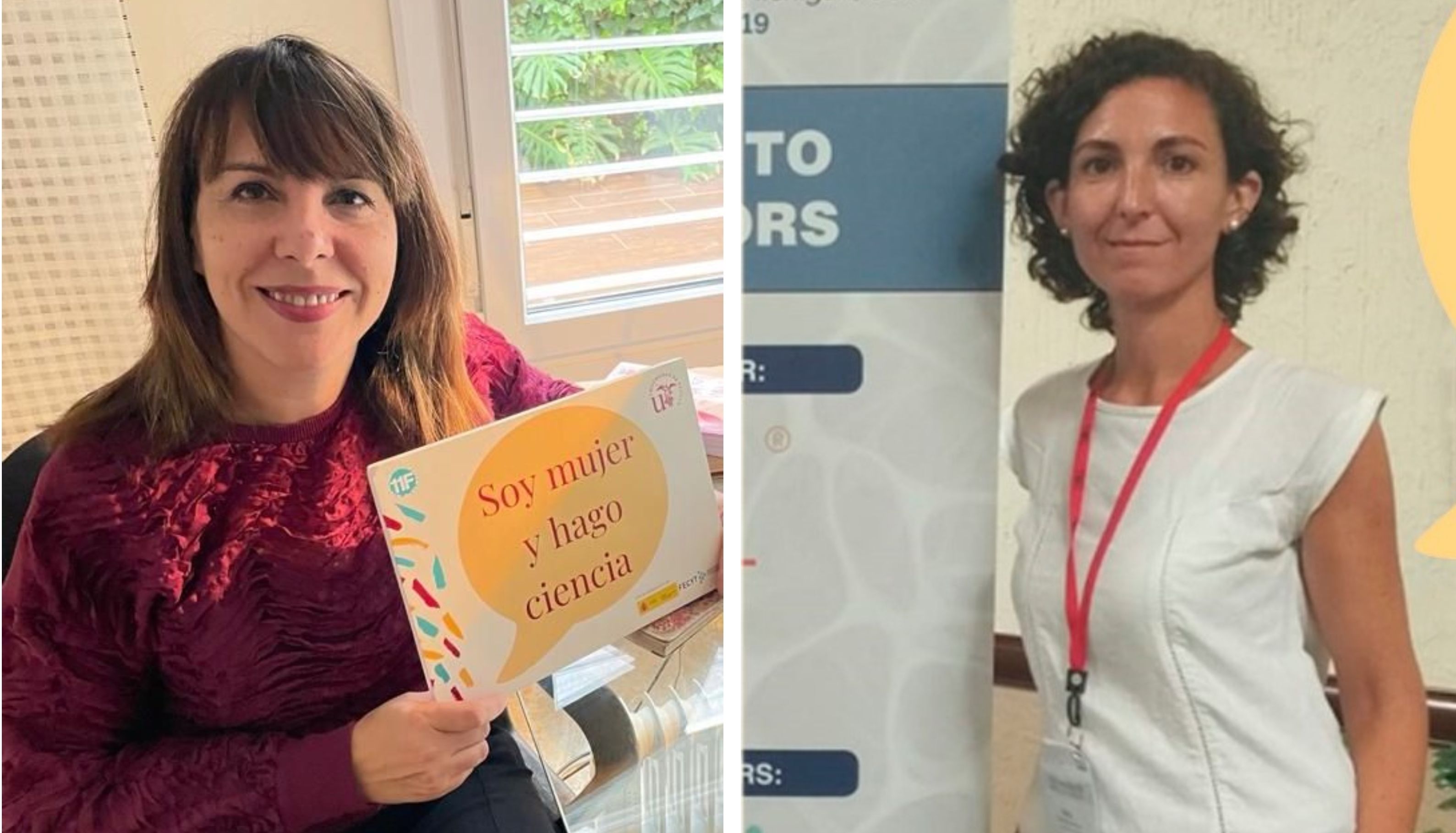 Mujeres en la ciencia: Ana María Porcel, de Enfermería, y Ana María Beltrán, de Ingeniería, investigadoras de la Universidad de Sevilla.