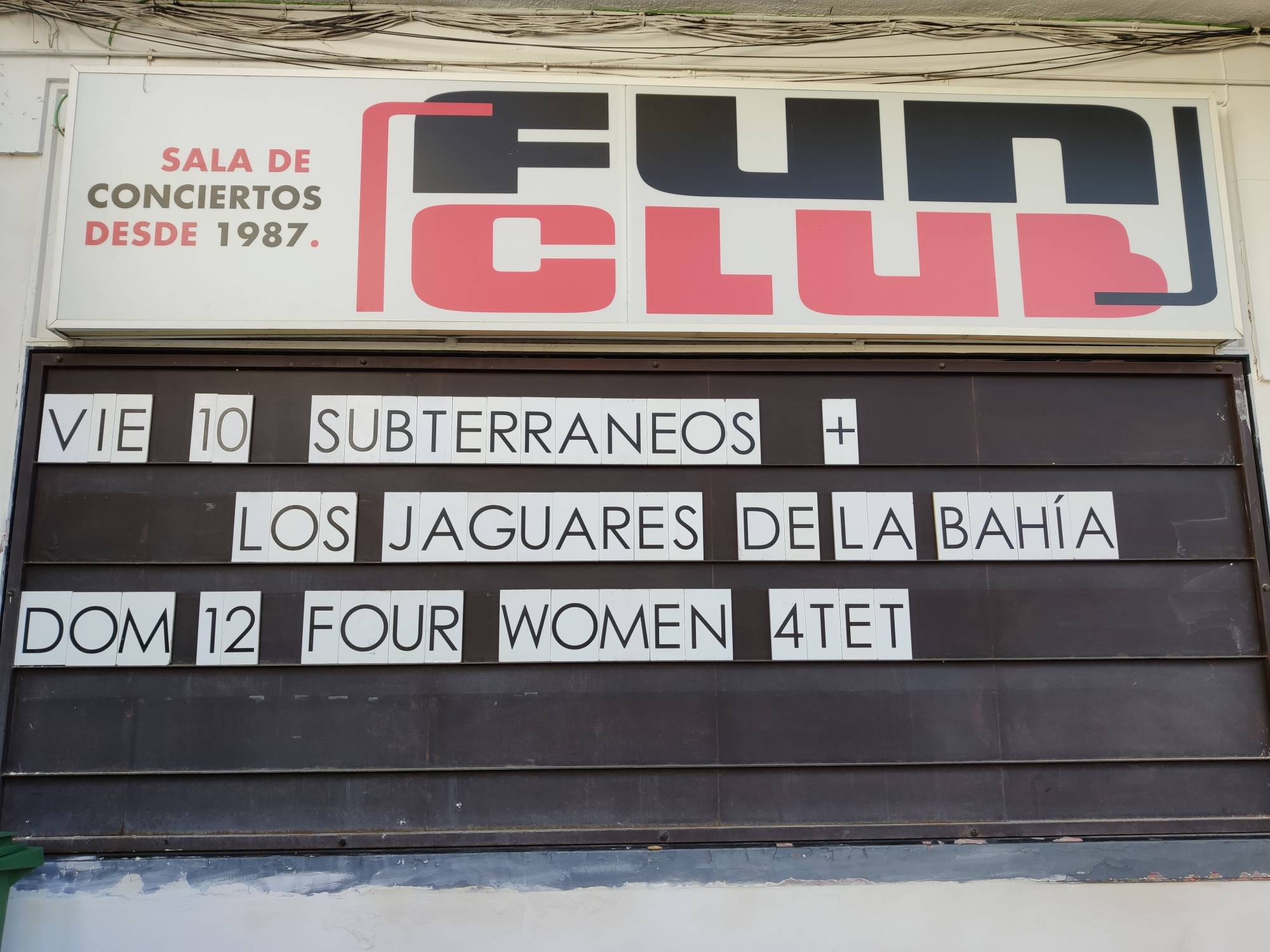 Fun Club en la Alameda de Hércules de Sevilla.