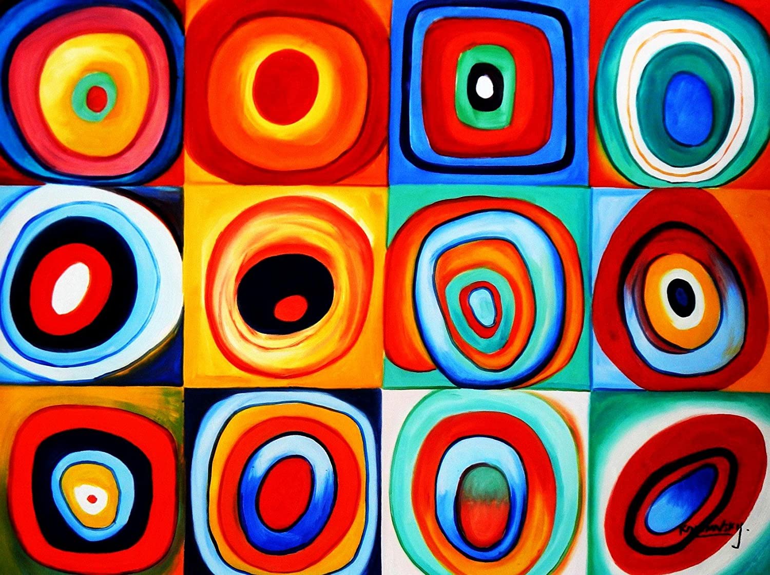 Wassily Kandinsky. 'Estudio de color'.