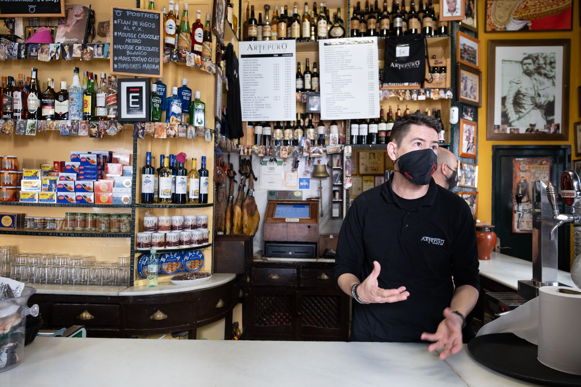 El Manteca, este lunes de carnaval.   JUAN CARLOS TORO