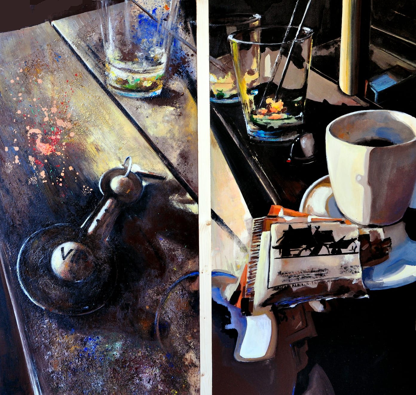 Díptico 'Contrastes', de Claudia Vega.