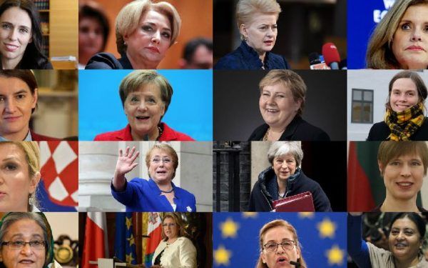 Algunas de las mujeres que presiden gobiernos.