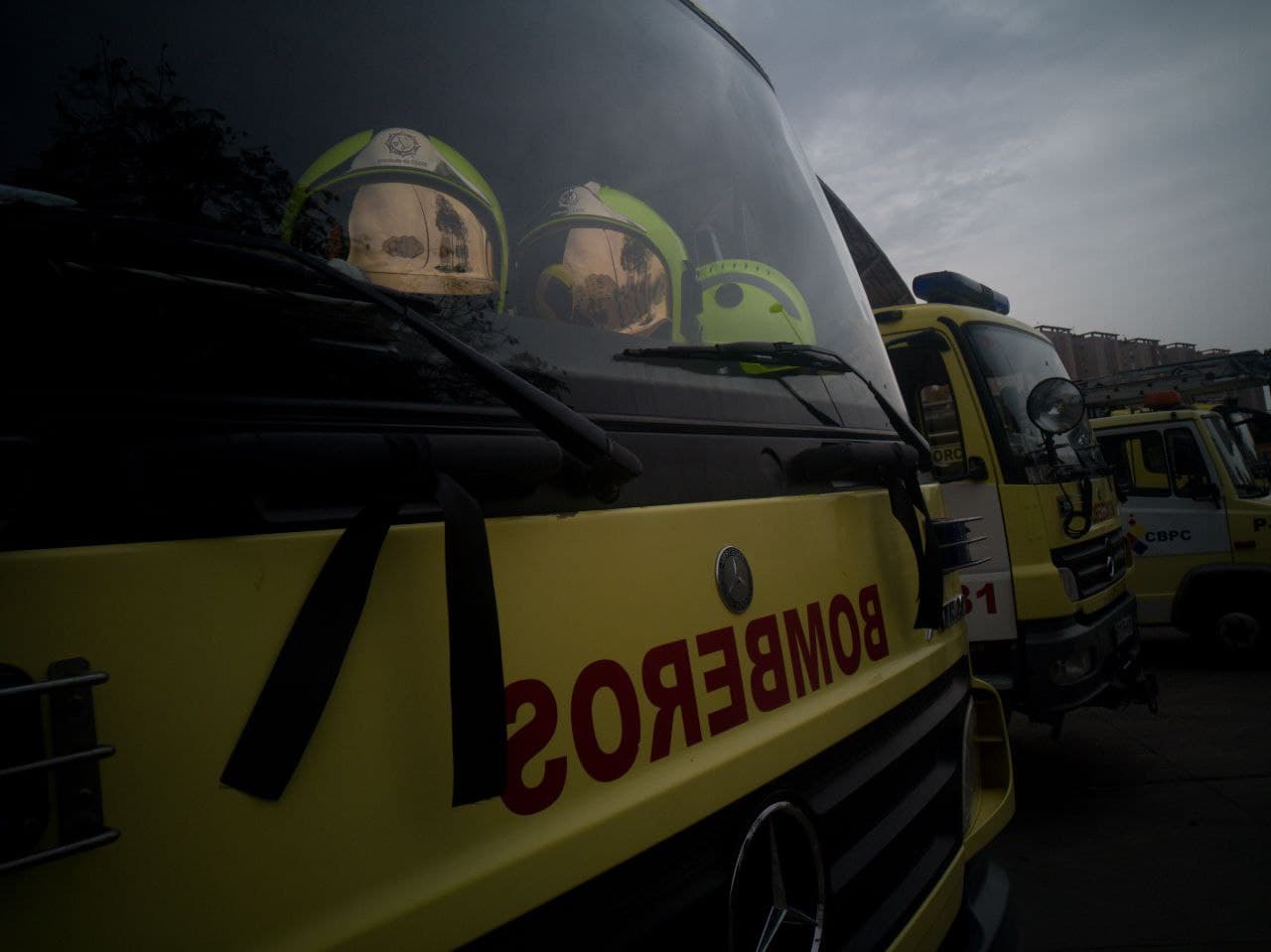 Un camión de bomberos del Consorcio de Cádiz.