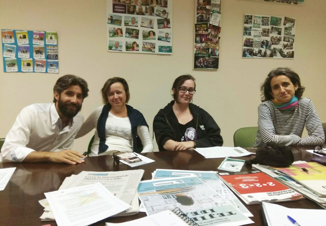 Los miembros del jurado de 'Tejiendo ideas'.