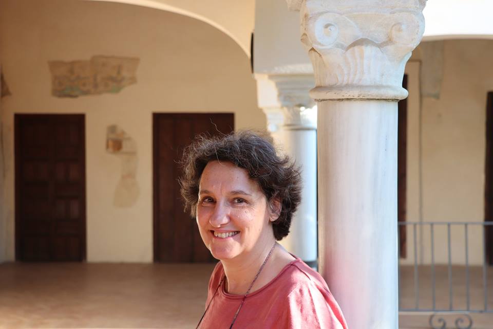 Beatriz Gimeno en el antiguo Convento de Santa Clara de Sevilla. Foto: R.S.