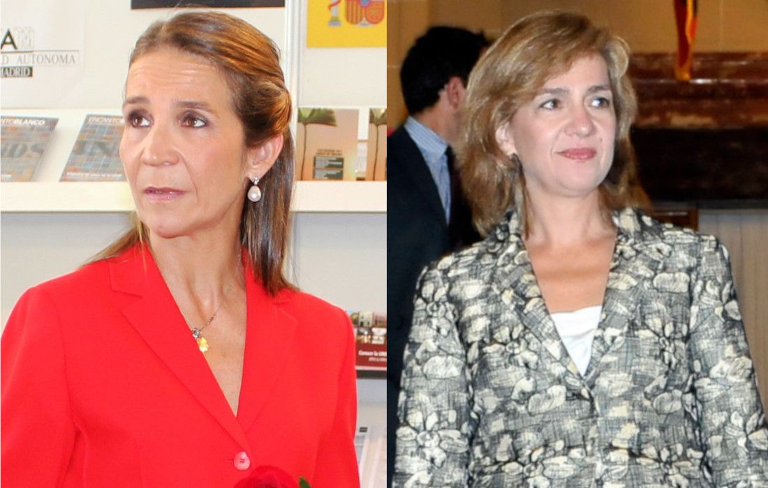 Las infantas Elena y Cristina, en imágenes de archivo. Las infantas Elena y Cristina, en imágenes de archivo.