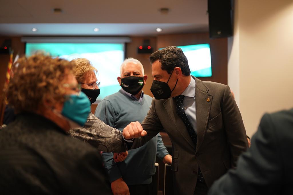 Moreno Bonilla, en Barcelona este jueves.