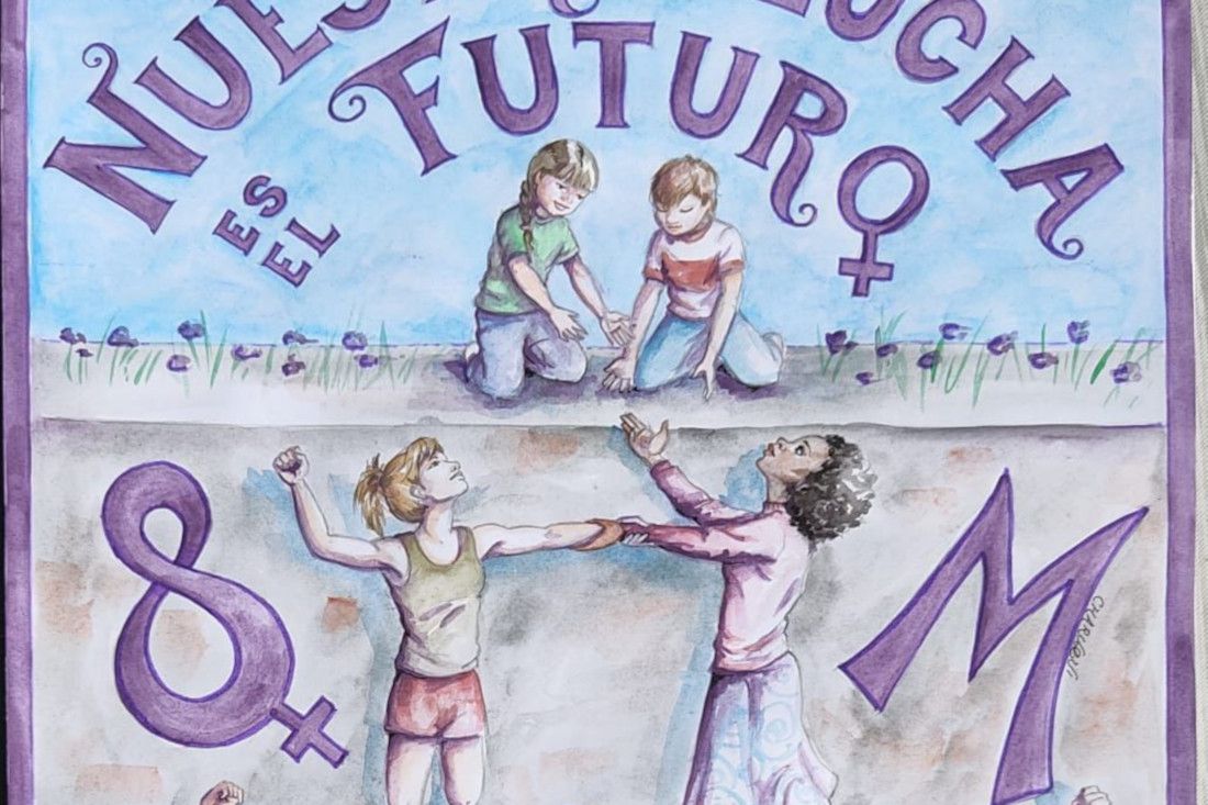 Extracto de un cartel por el 8M de CGT Andalucía.