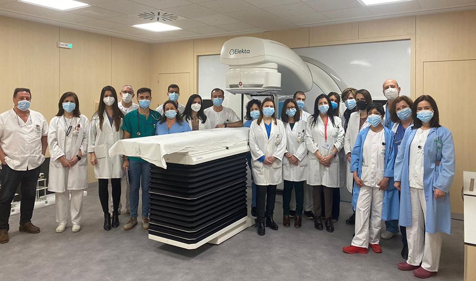 Equipo de radioterapia instalado gracias al convenio con la Fundación Amancio Ortega.