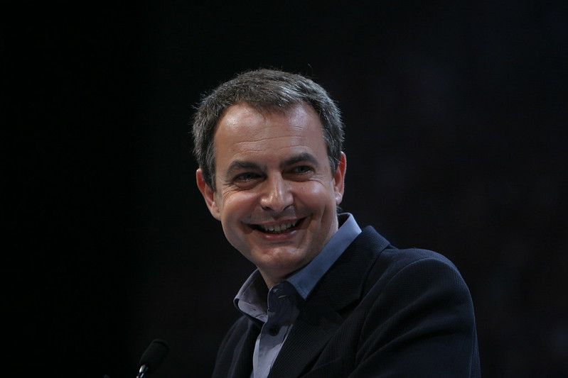 José Luis Rodríguez Zapatero. Foto: Philippe Grangeaud