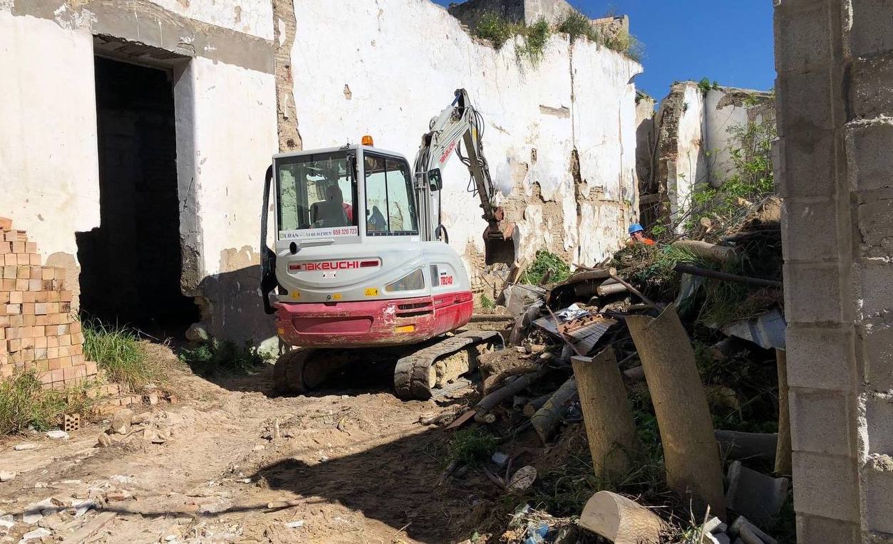Inicio de las obras en el Tabanco del Duque.