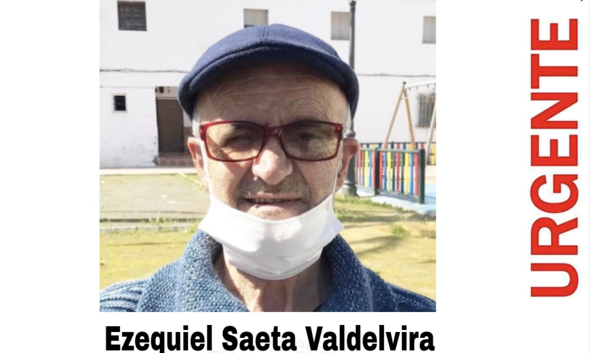 Buscan a Ezequiel, un vecino de 72 años de Las Cabezas.
