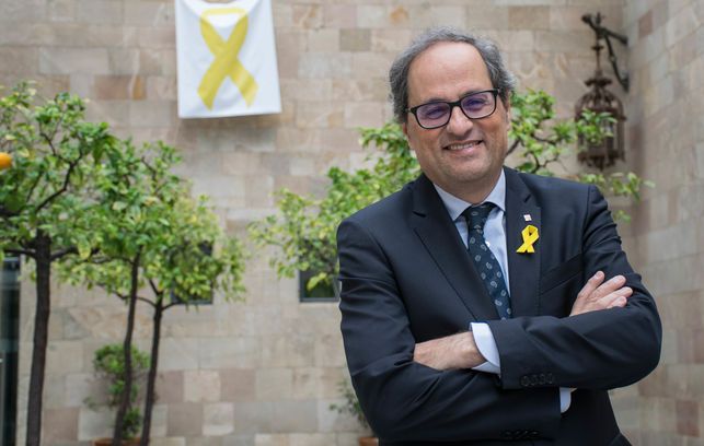 El president de la Generalitat, Quim Torra. FOTO: ELDIARIO.ES.