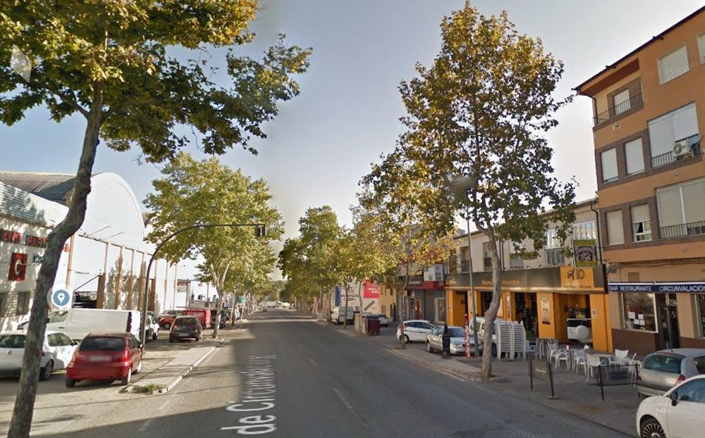 Calle Cronista Ruiz Prieto en Úbeda, donde se han tenido lugar los hechos en Google Maps.