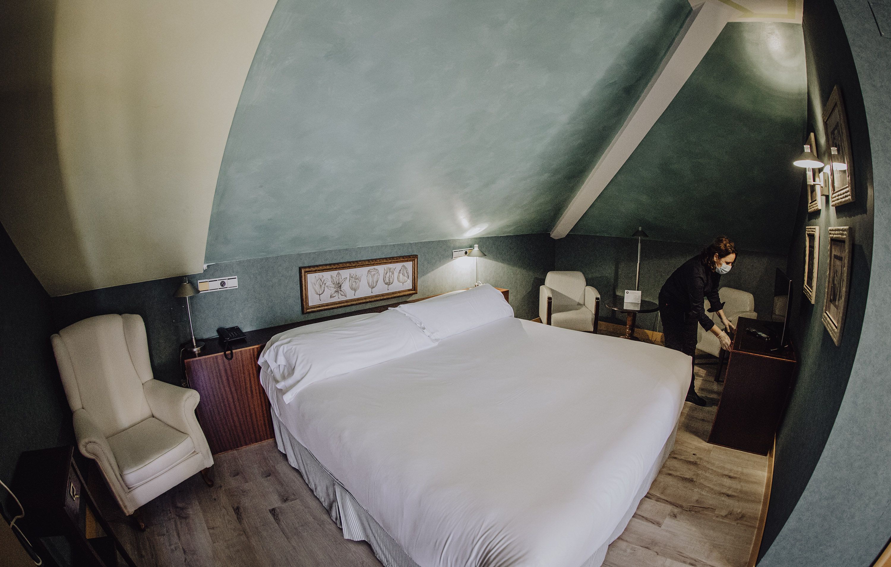 Una imagen de la reapertura del hotel Los Jándalos, en Jerez, semanas atrás.