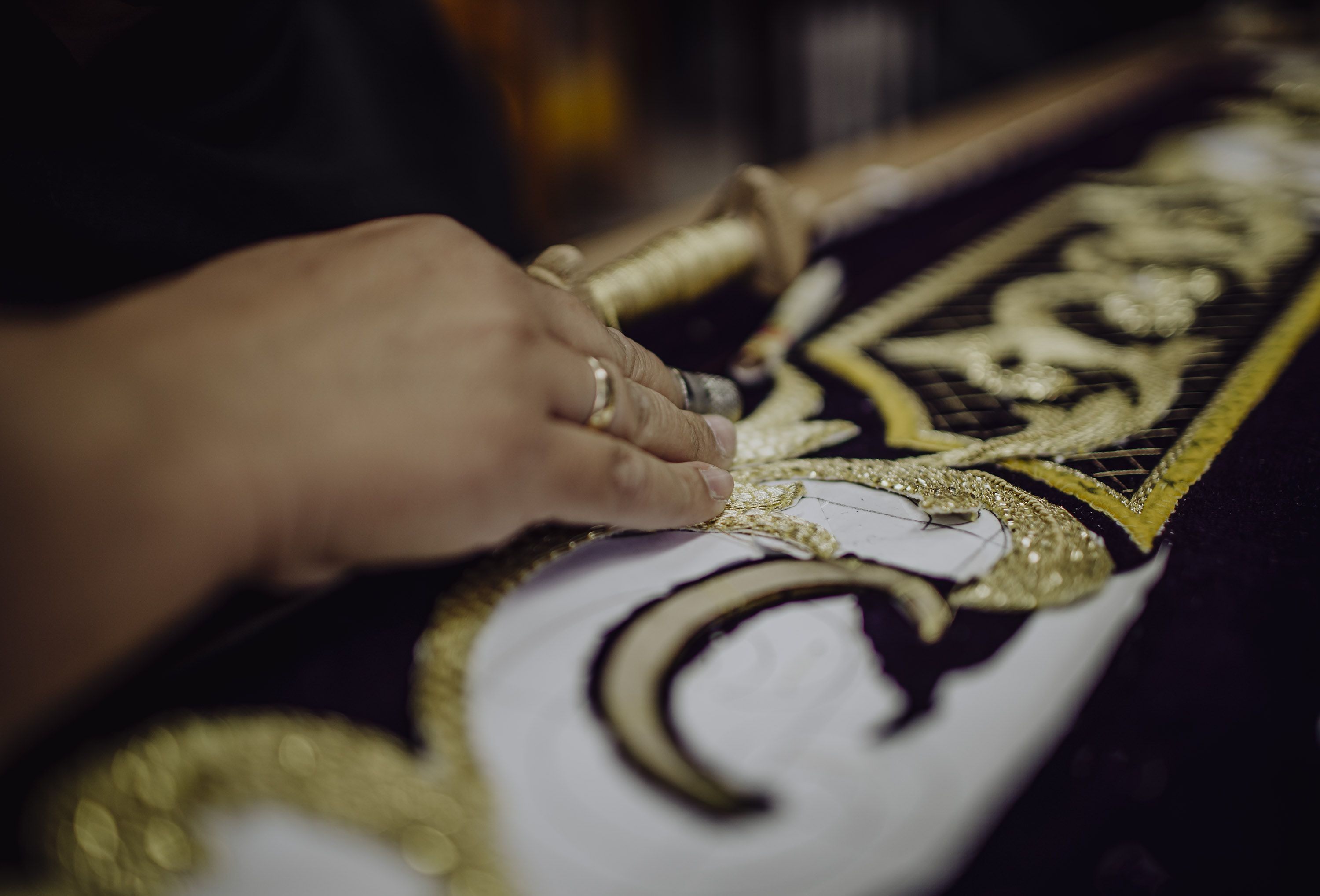 Un taller de arte sacro de Sevilla.