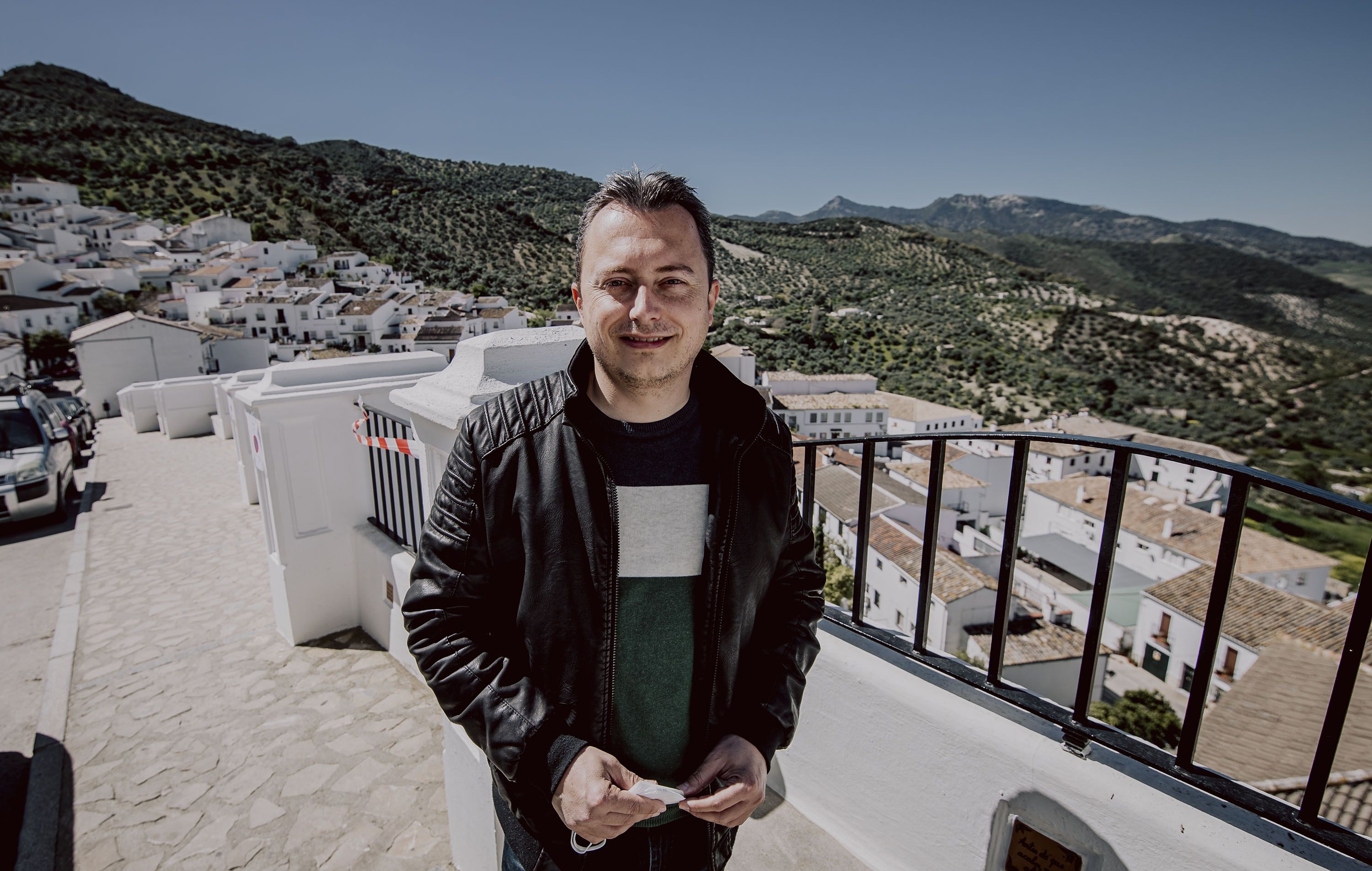 Santiago Galván en una entrevista con lavozdelsur.es el pasado año en Zahara de la Sierra
