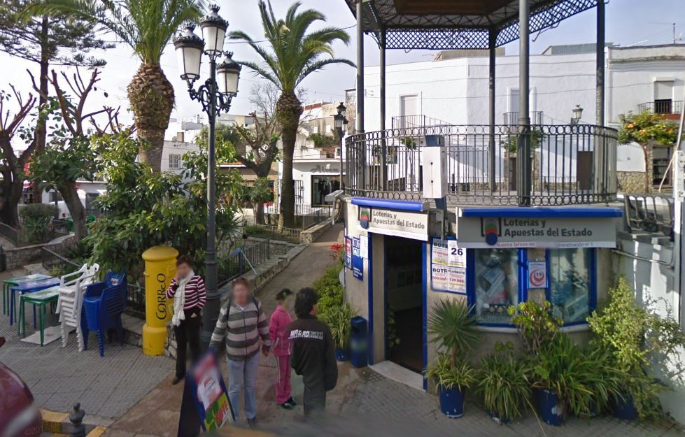 Administración de Lotería de Benalup en Google Maps.