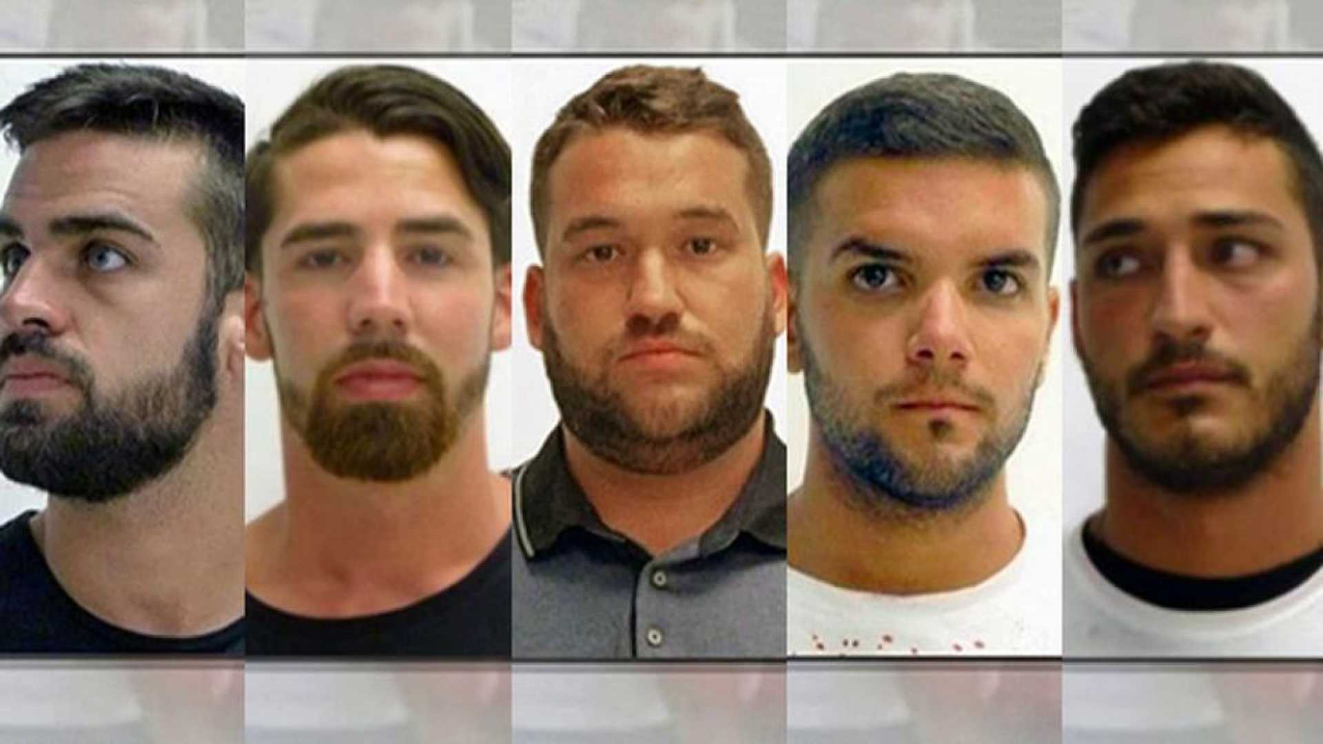 Miembros de 'La Manada'.