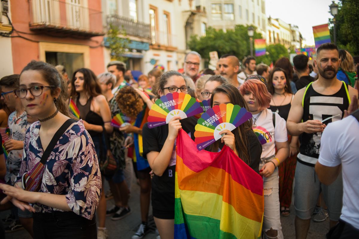 Una imagen de una pasada marcha del Día del Orgullo en Jerez. FOTO: MANU GARCÍA. Una imagen de una pasada marcha del Día del Orgullo en Jerez. FOTO: MANU GARCÍA.