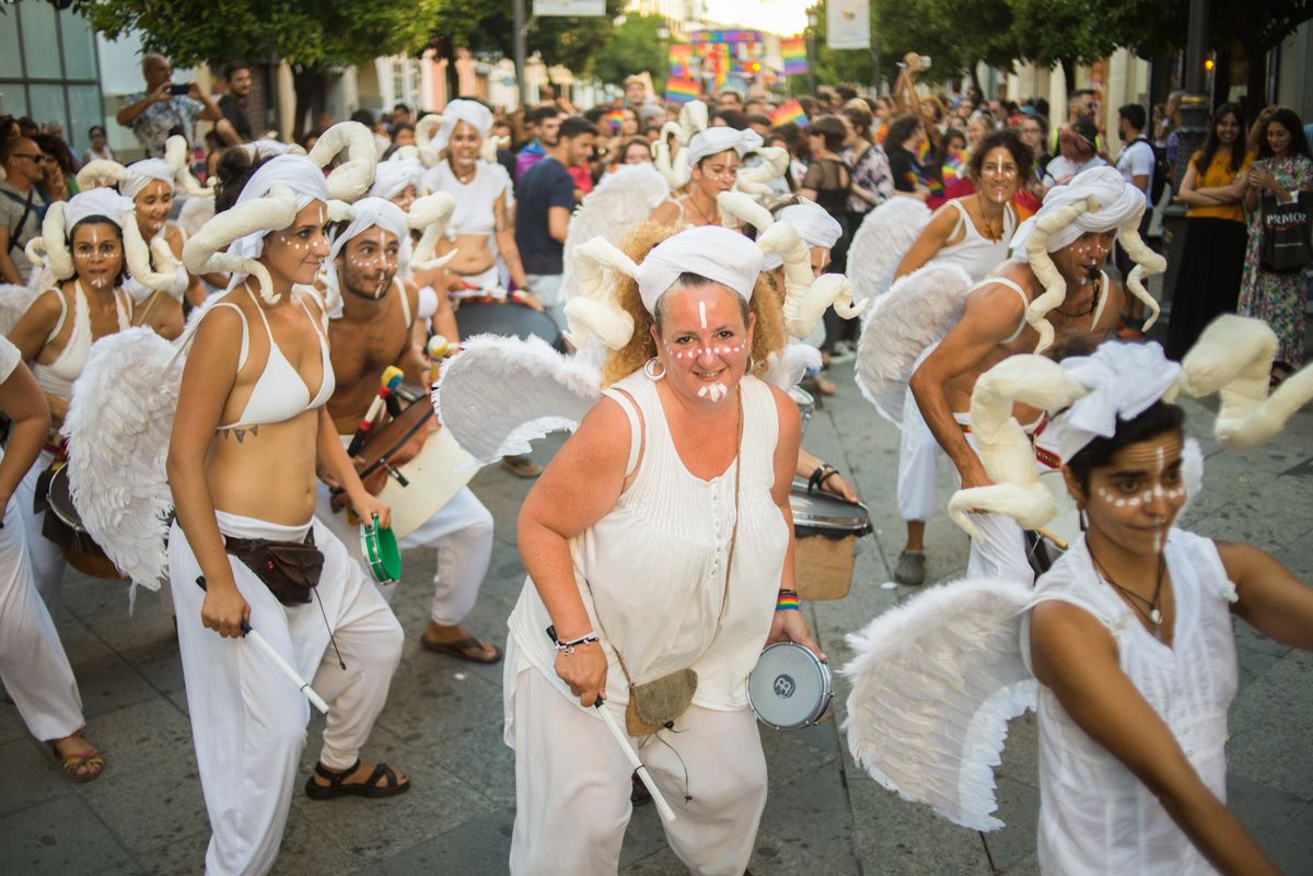 Marcha por el Día del Orgullo, el pasado año en Jerez. FOTO: MANU GARCÍA