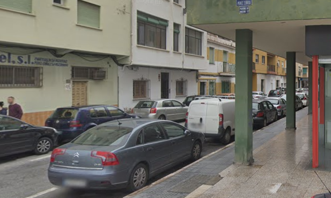 Zona de Málaga donde se produjo la intervención de un policía fuera de servicio tras el asalto a dos mujeres. GOOGLE MAPS