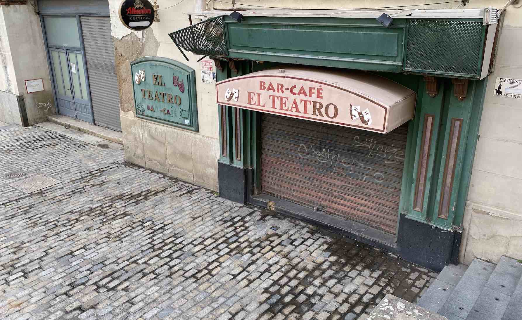 El café-bar El Teatro, junto a Villamarta, a punto para ser reformado y reabierto. LAVOZDELSUR.ES
