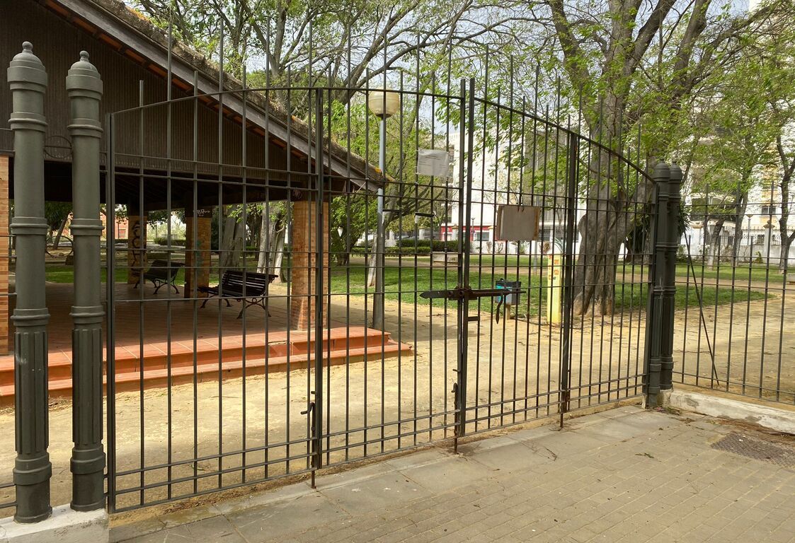 Entrada del parque Williams de Jerez. Entrada del parque Williams de Jerez.