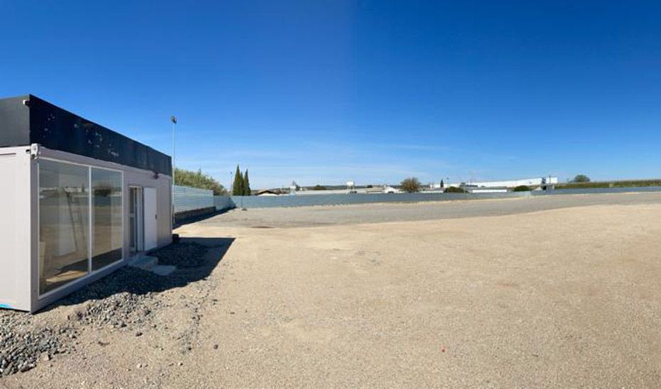 Solar que alberga el depósito judicial del Campo de Gibraltar.  