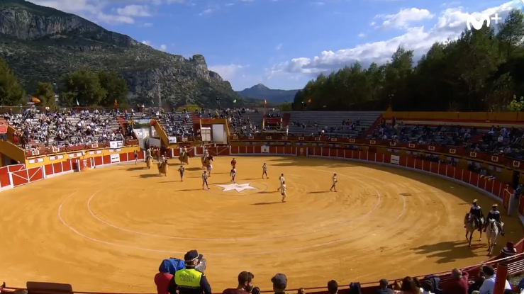 La plaza de toros de Ubrique, durante la corrida celebrada hace 15 días.