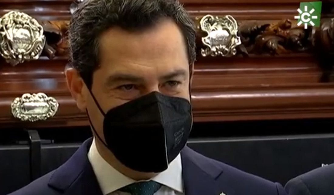 Moreno Bonilla en un informativo de Canal Sur reciente.