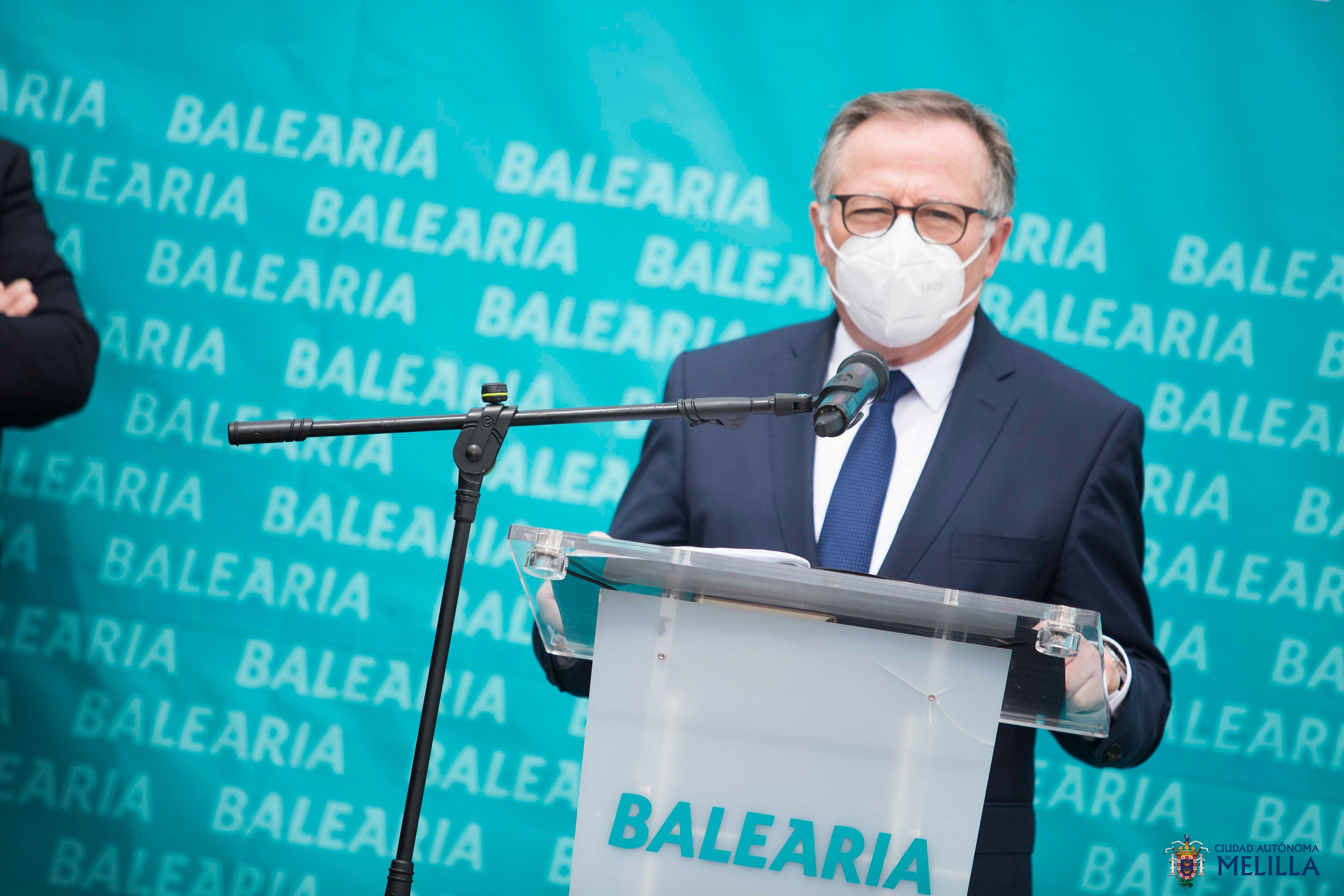 El presidente de la Ciudad Autónoma de Melilla, Eduardo de Castro.