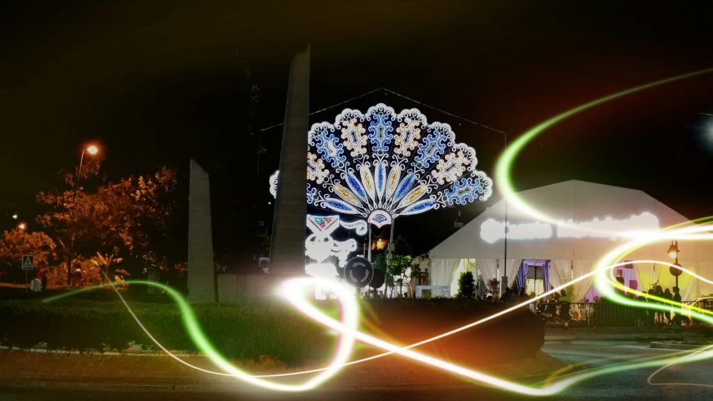 Una edición pasada de la Feria de Coín.