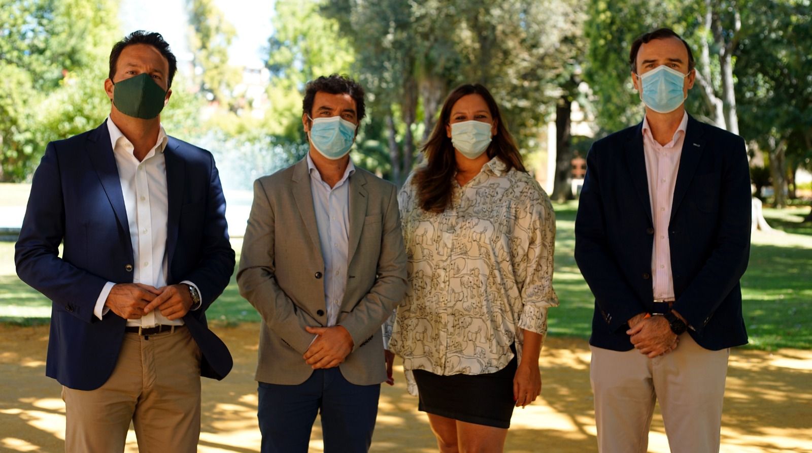 Los concejales de Ciudadanos en Jerez.