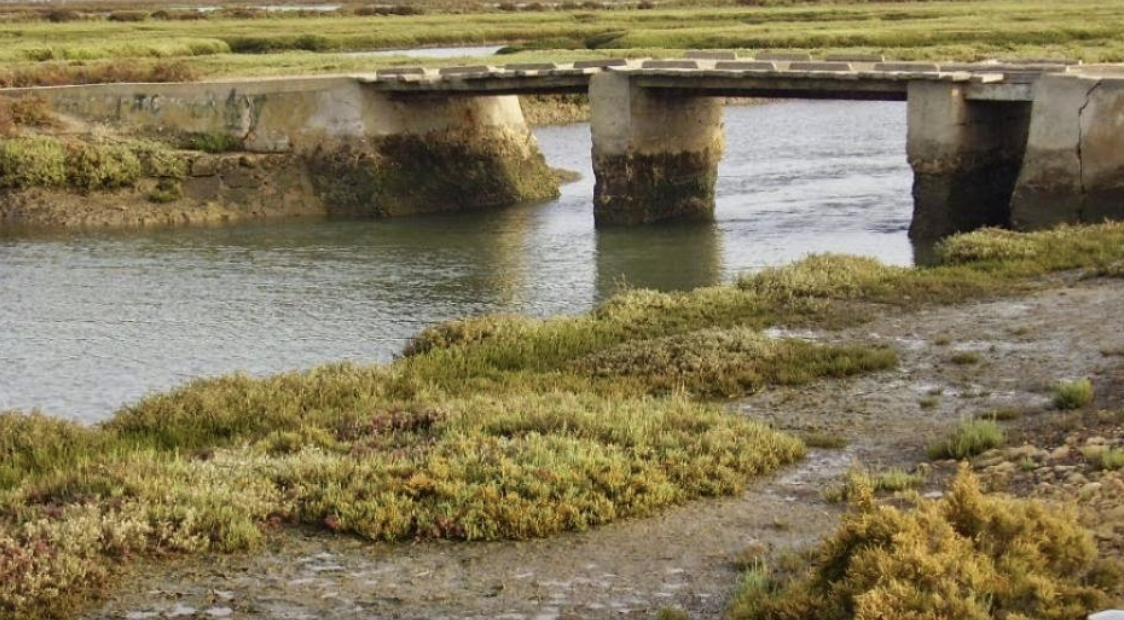 Zona del puente Lavaera, en San Fernando, en una imagen de archivo.