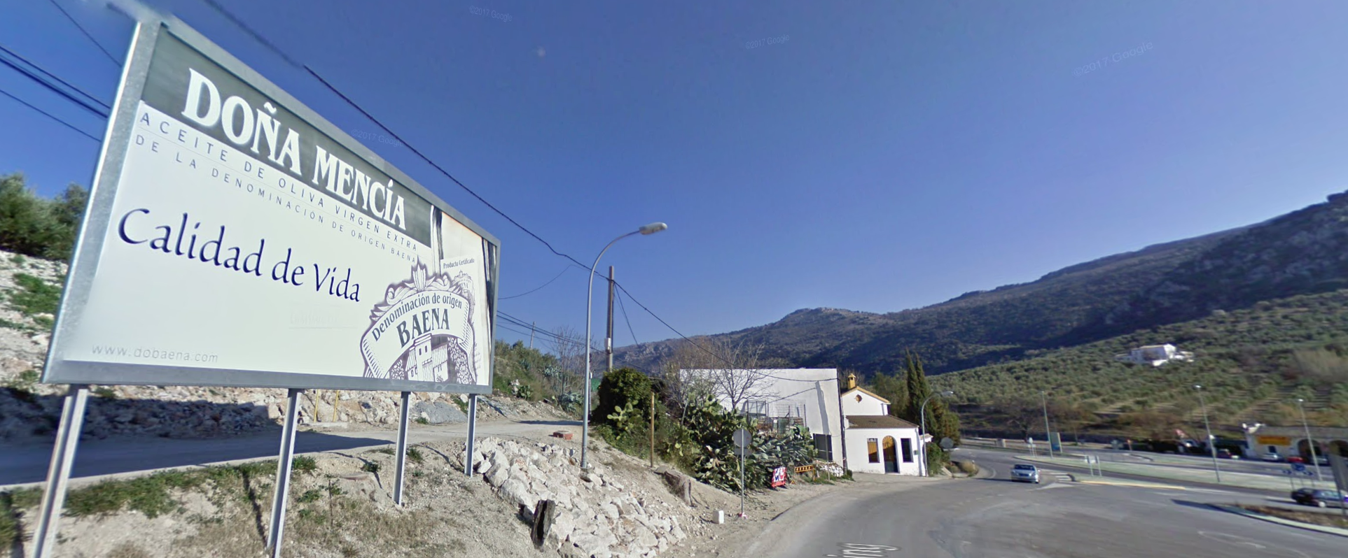 Doña Mencía, el municipio con la mayor tasa de incidencia de toda España, en una imagen de Google Maps.
