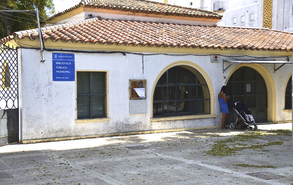 Biblioteca municipal de La Plata en Jerez, en una imagen de archivo.