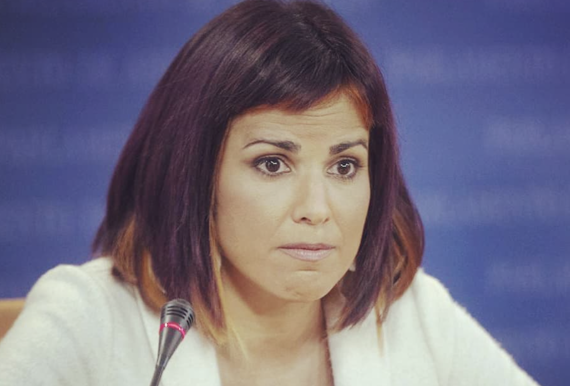 Teresa Rodríguez, en una rueda de prensa reciente.