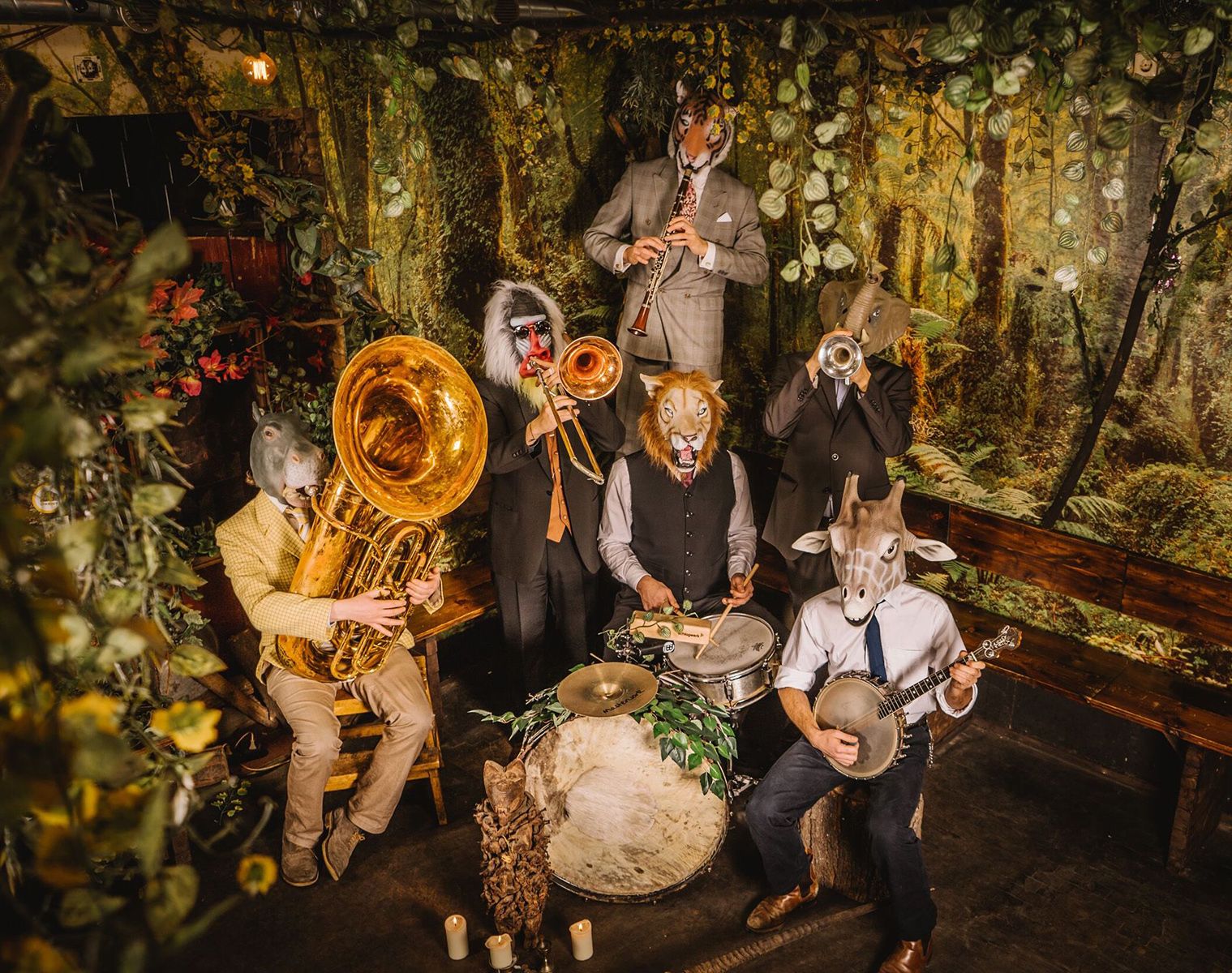 The Jungle Jazz Band, en una imagen promocional, uno de los participantes del Festival Sevilla Swing.