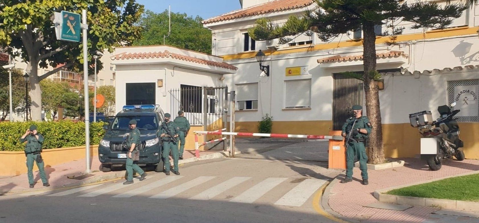 La Guardia Civil trabaja en una operación contra el tráfico de hachís con 'sedes' en Tarifa, Algeciras y la Costa del Sol.