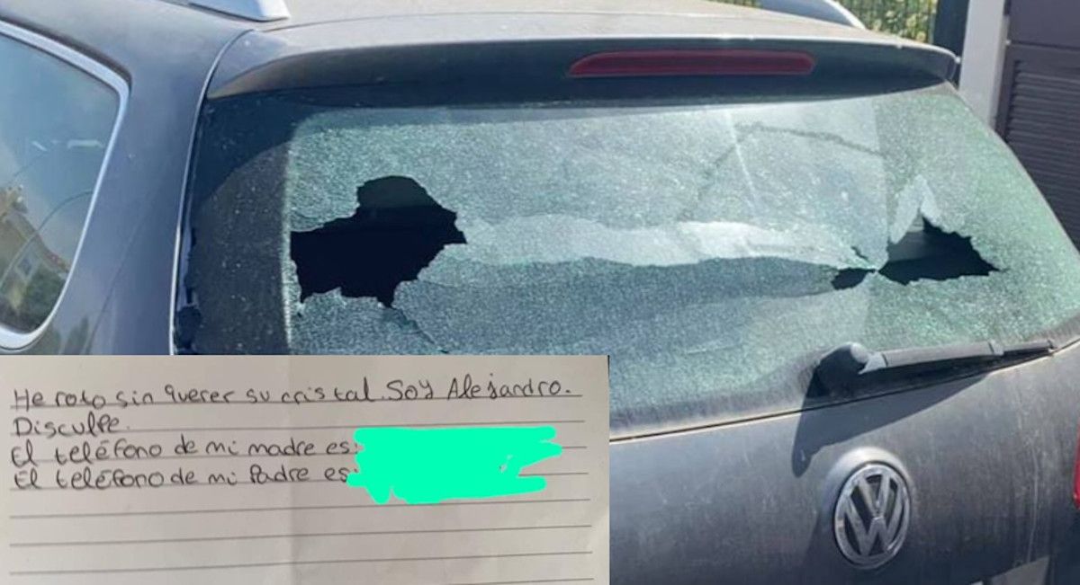 Nota del pequeño de Palomares del Río.