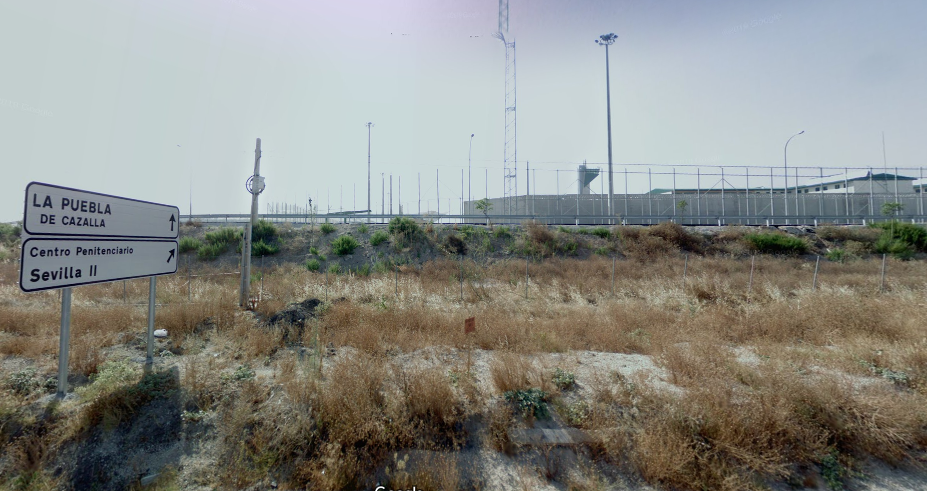 La prisión de Sevilla II, en una imagen de Google Maps.