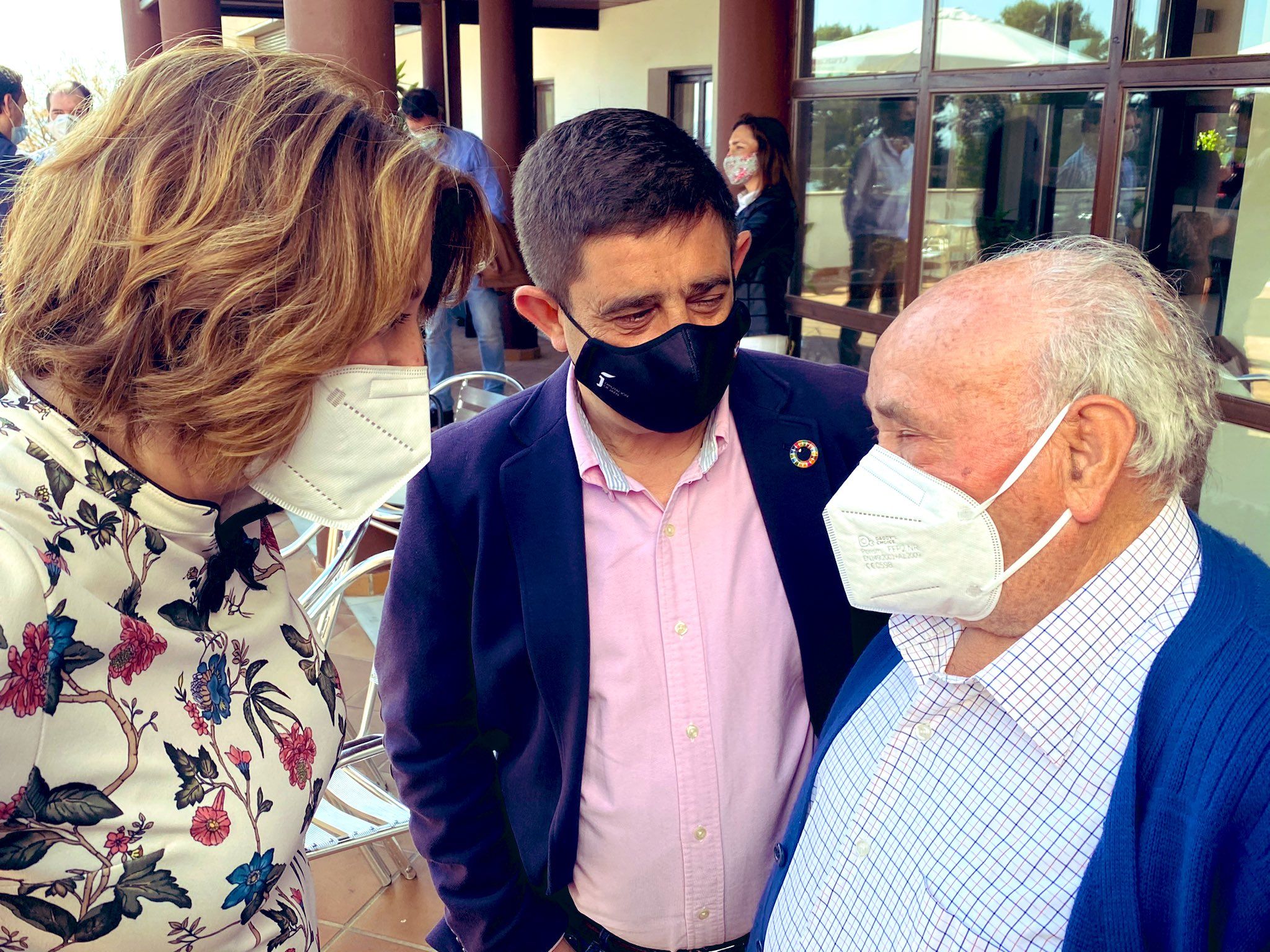 Una visita de Susana Díaz a Jaén con su líder provincial, Francisco Reyes, hace apenas una semana.