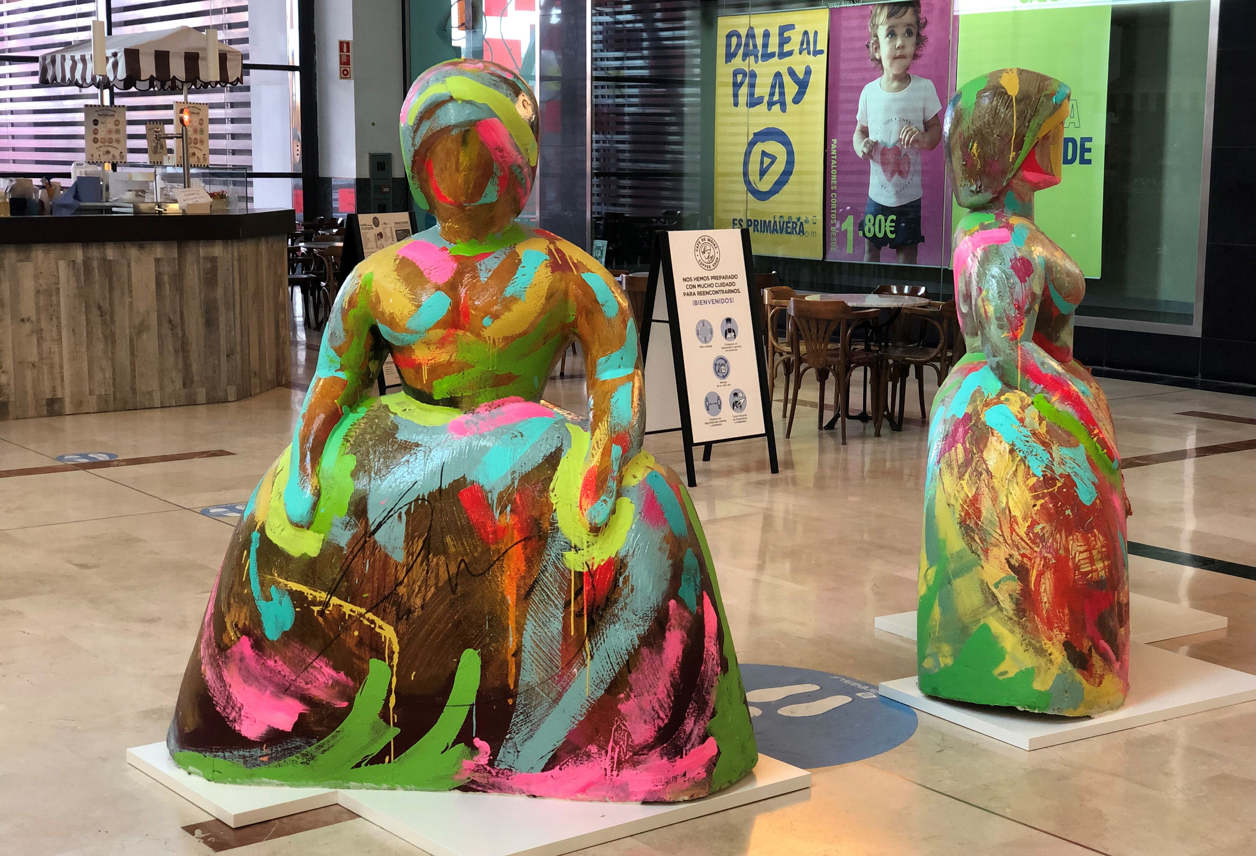 Exposición del jerezano Balcris, uno de los premiados, en una imagen de archivo.